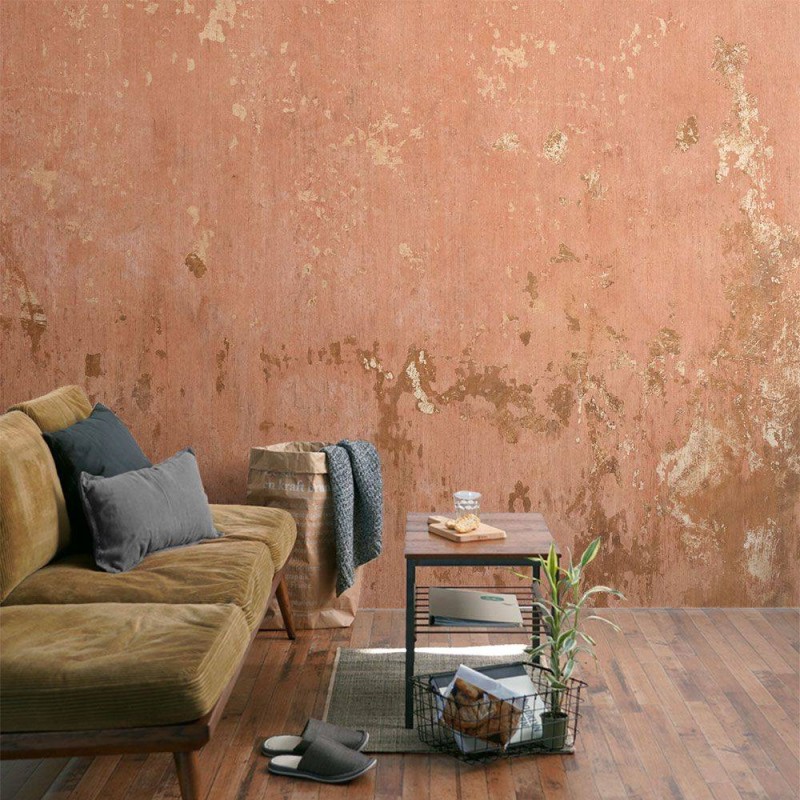 FLAX WALLPAPER | Vintage Concrete | Mexico